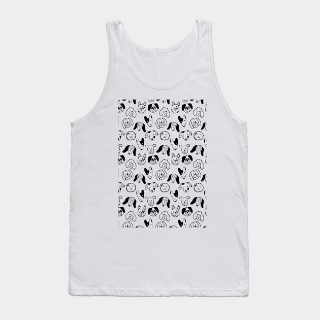 Cute dog drawings Tank Top by bigmomentsdesign